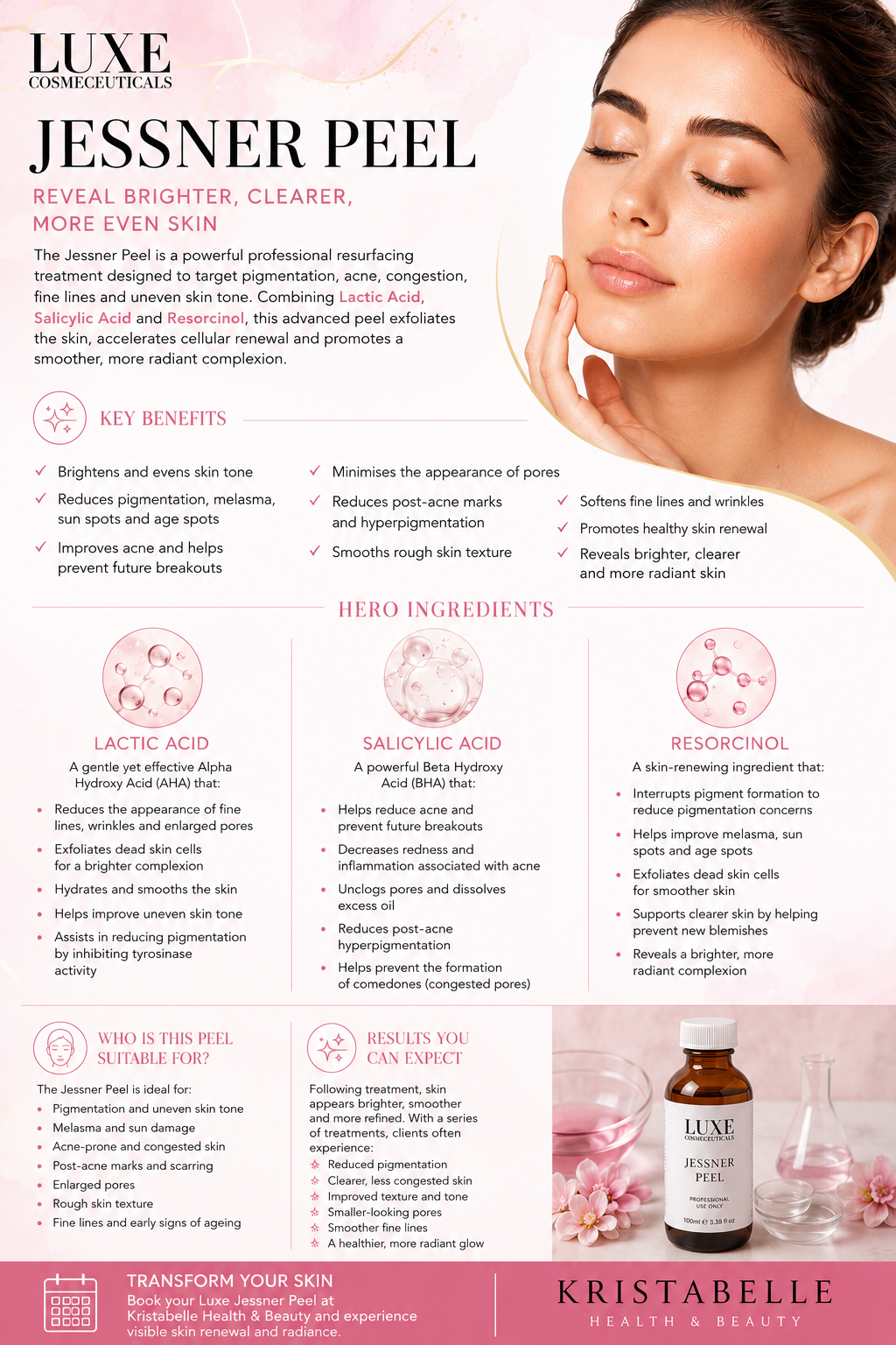 Jessner Peal Facial Treatments Sun Damage Pigmentation